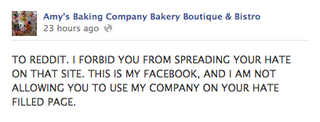 Illustration for article titled Watch These Horrid Restaurateurs Have a Total Facebook Meltdown